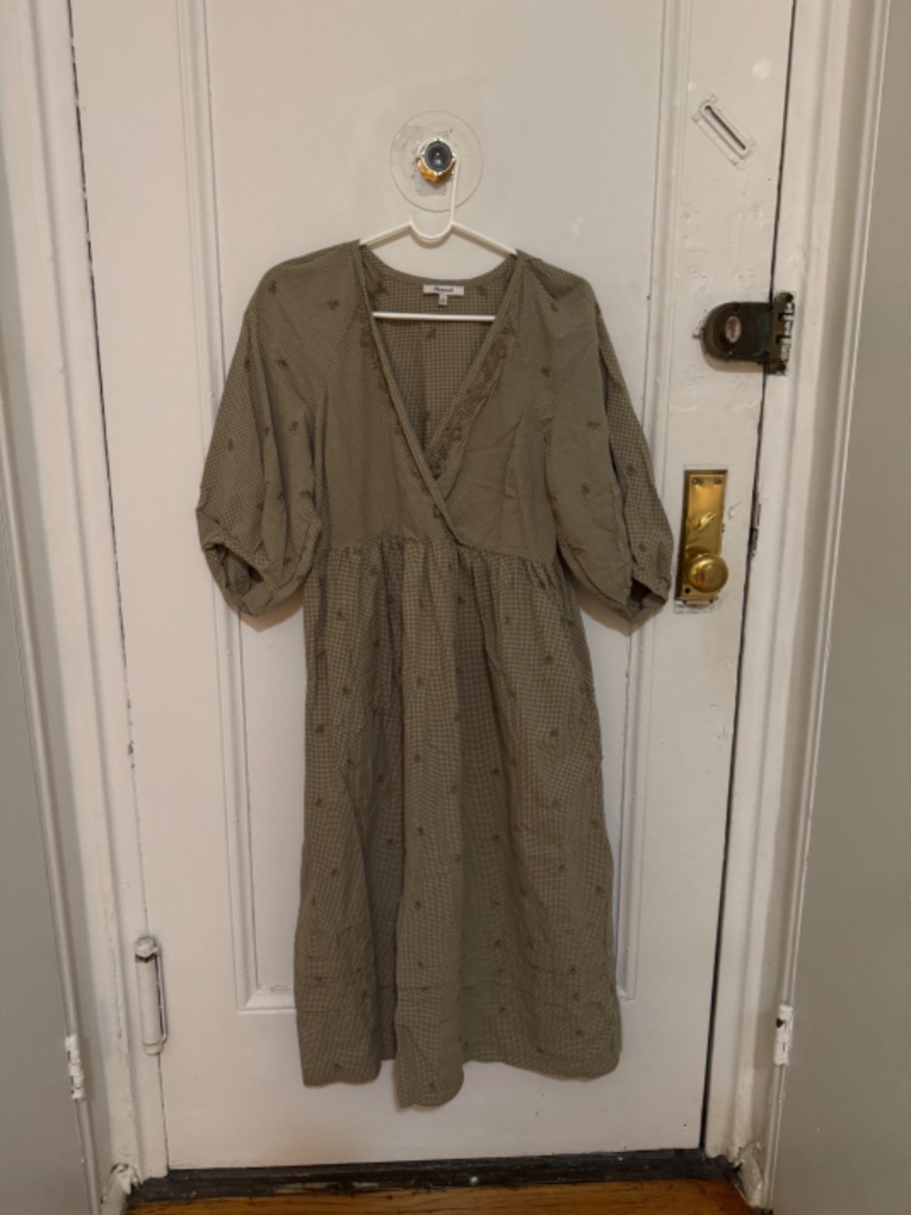 Madewell gingham peasant dress - Picture 2 of 7